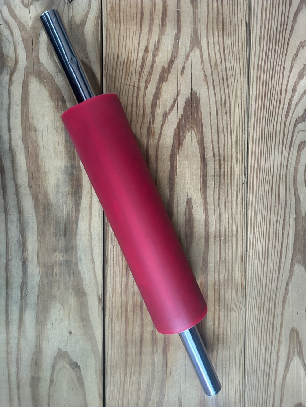 Red Silicone Rolling Pin — Home Accents